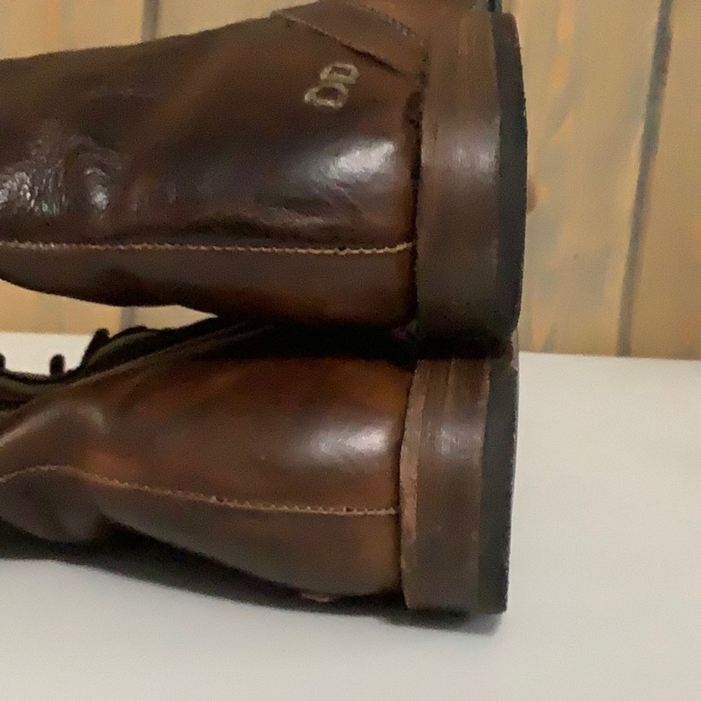 EUC Bed Stu Della leather Teak Lace-Up boots cobbler made Goodyear welted. - Picture 6 of 10